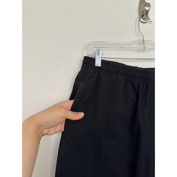 Thisisneverthat Easy Pant Pull On Straight Leg Washed Black Cotton Street Men M - Picture 5 of 15